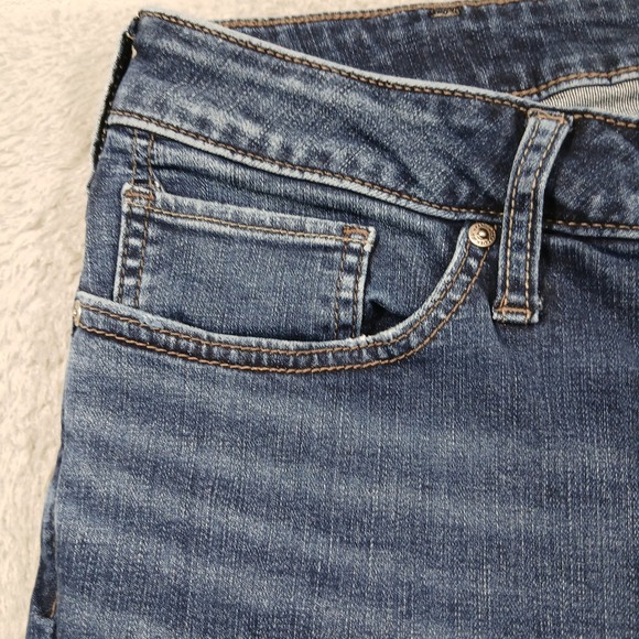 Silver Jeans Suki Mid Slim Boot SZ 18/L31 W93616SDK424 Dark Wash Plus EUC - Picture 6 of 14